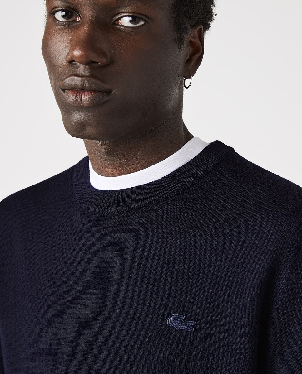 Jersey de hombre de lana merino con cuello redondo · Lacoste · El Corte  Inglés