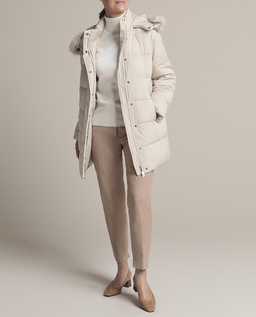 Imagen 0 de Parka de mujer recta con capucha