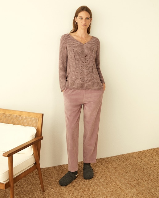 Pantalón pana cintura elástica · Southern Cotton · El Corte Inglés