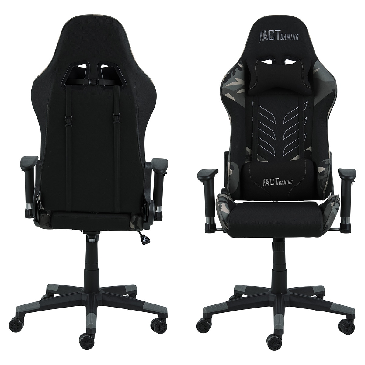 Cadeira de gaming Alpha Preto / Camuflagem-3