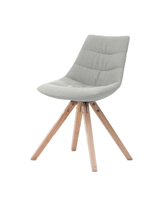 Imagen 0 de Taburete de madera y forrado de tela