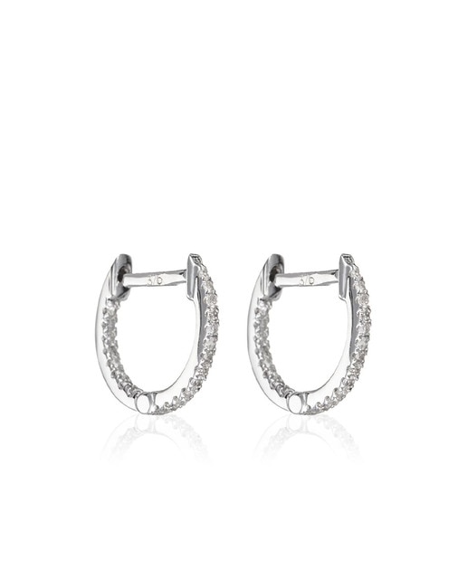 Imagen 0 de Pendientes "Perfect créoles" Diamante 0,08/42