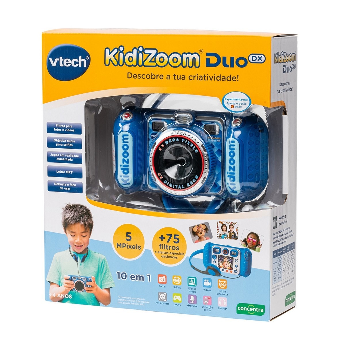 Camera Duo com MP3 Azul - Kidizoom 1
