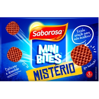 Bolachas Mini Bites Mistério Pack 5 embalagem 150 g - Saborosa