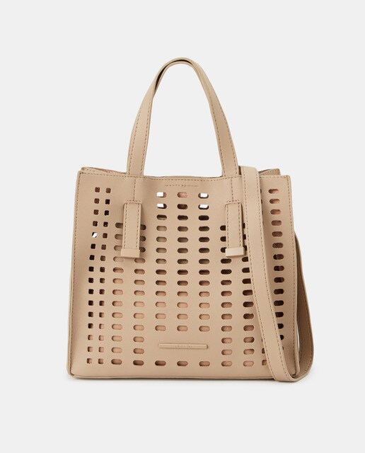 Bolso de mano pequeño en topo con troquelado · Jo \u0026 Mr. Joe · El Corte  Inglés