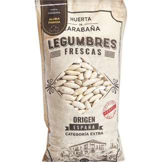alubia fabada origen España categoría extra saco 1 kg - Huerta De Carabaña
