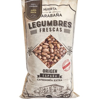 alubia pinta origen España categoría extra saco 1 kg - Huerta De Carabaña