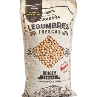 garbanzo pedrosillano origen España categoría extra saco 1 kg - Huerta De Carabaña