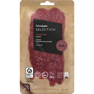 longaniza extra en lonchas sin gluten envase 150 g - El Corte Ingles Selection