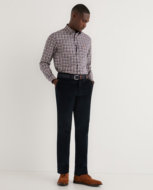 Pantalón de pana de hombre regular azul · Florentino · El Corte Inglés