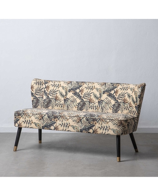 Imagen 0 de Banqueta zapatero de madera y rejilla