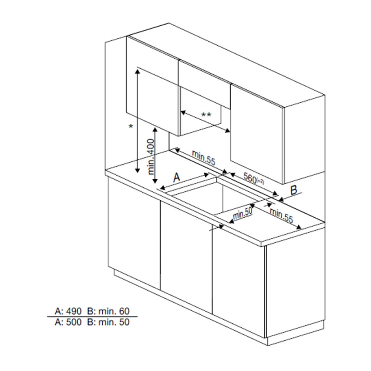 Placa inducción Beko zona duo 28 cm - HIIS63206M Negro-2