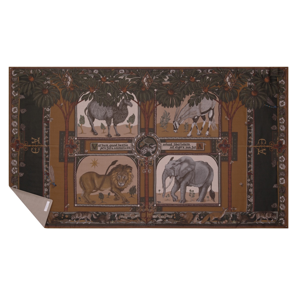 Lenço The Beast Untamed Estampado-1