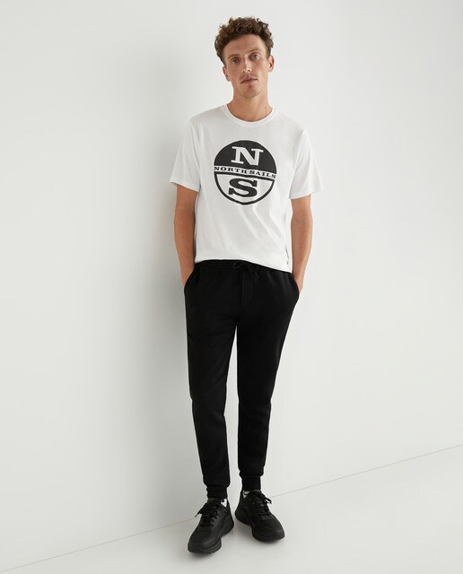 Pantalón de chándal de hombre regular negro · North Sails · El Corte Inglés