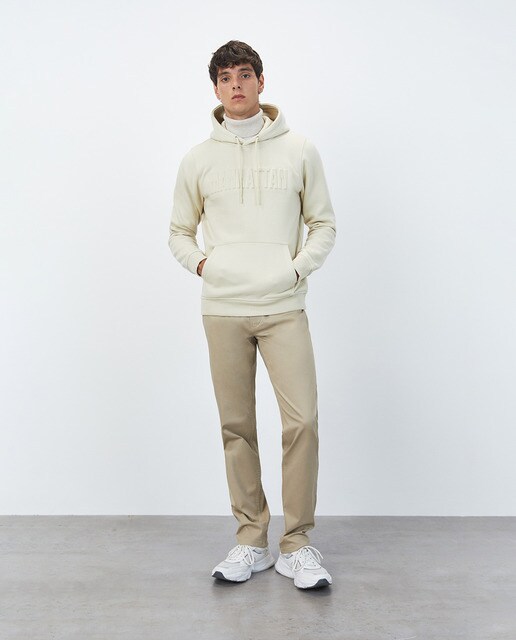 Pantalón 5 bolsillos de hombre regular beige · Sfera · El Corte Inglés