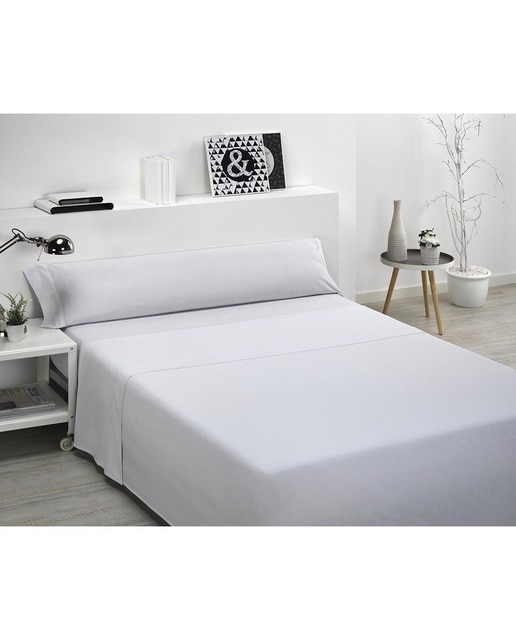 Imagen 0 de Juego sábanas tela blanco