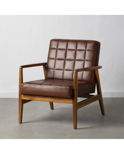 Imagen 0 de Banqueta de madera artesanal y con cojin