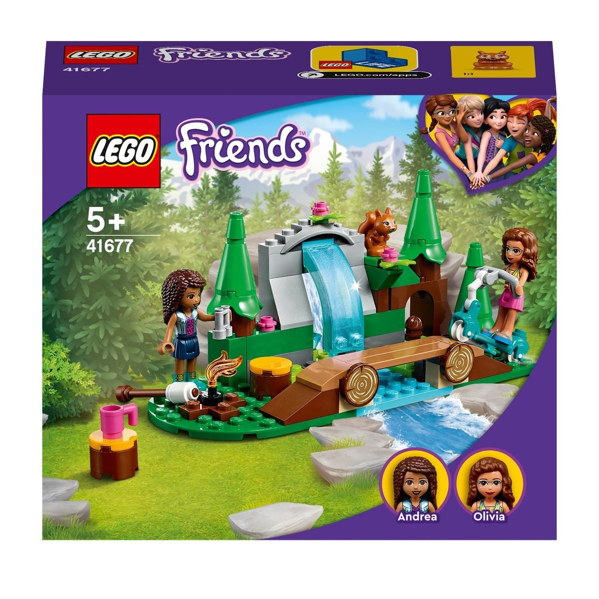 Lego - Juego De Construcción Bosque Cascada Con Mini Muñecas Friends En Oferta Lego - Juego De Construcción Bosque Cascada Con Mini Muñecas Friends