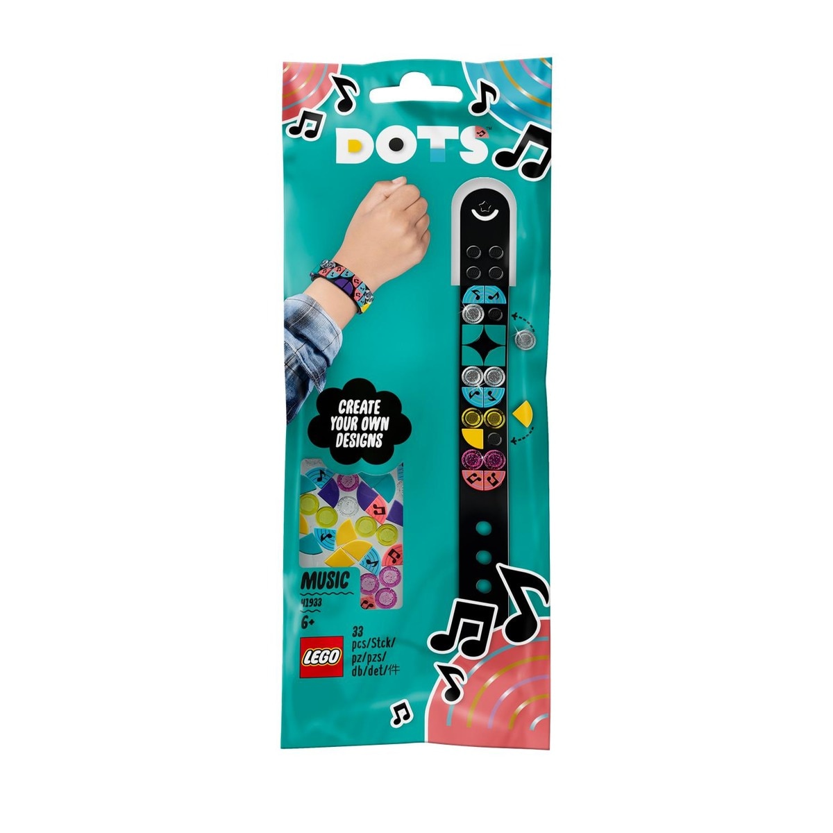 Lego - Bisutería Personalizable Pulseras Notas Musicales Manualidades Diy Dots