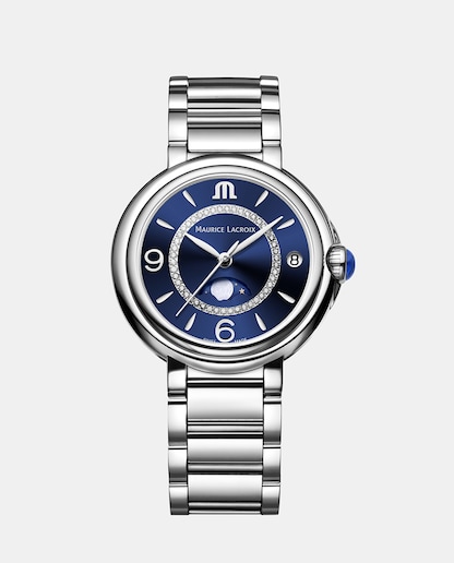 Imagem 0 de Relógio Fiaba FA1084-SS002-420-1 de Aço e Brilhantes