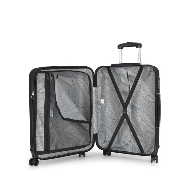 Comprar Maleta mediana ORLEANS, rígida negra, con capacidad 77 L · Gabol ·  Hipercor