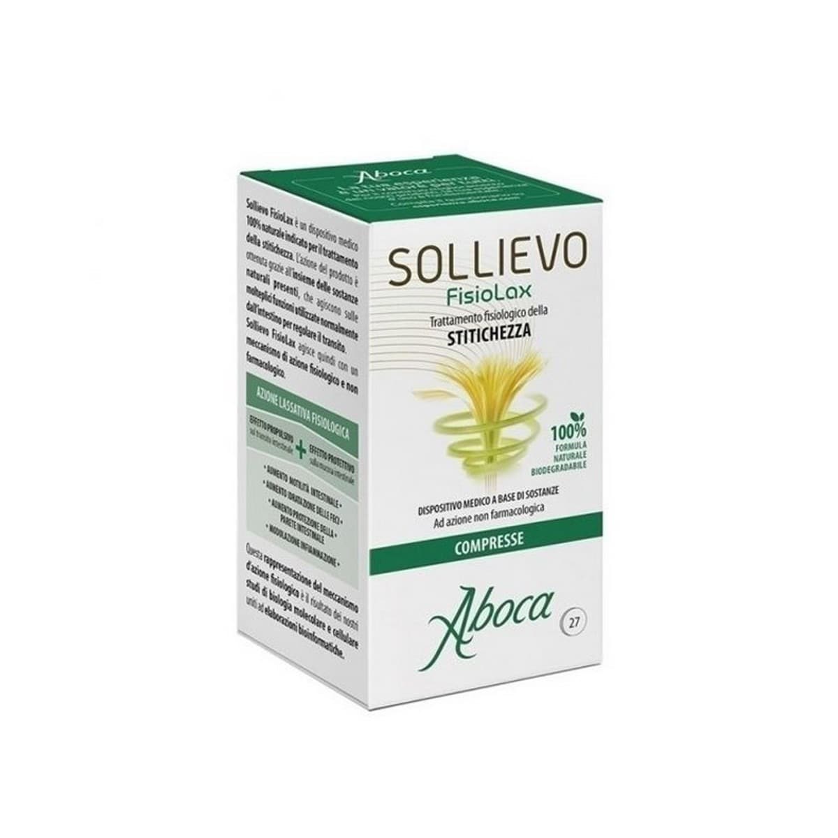 Suplemento Alimentar Sollievo Fisiolax Obstipação - 27 Comp. 1