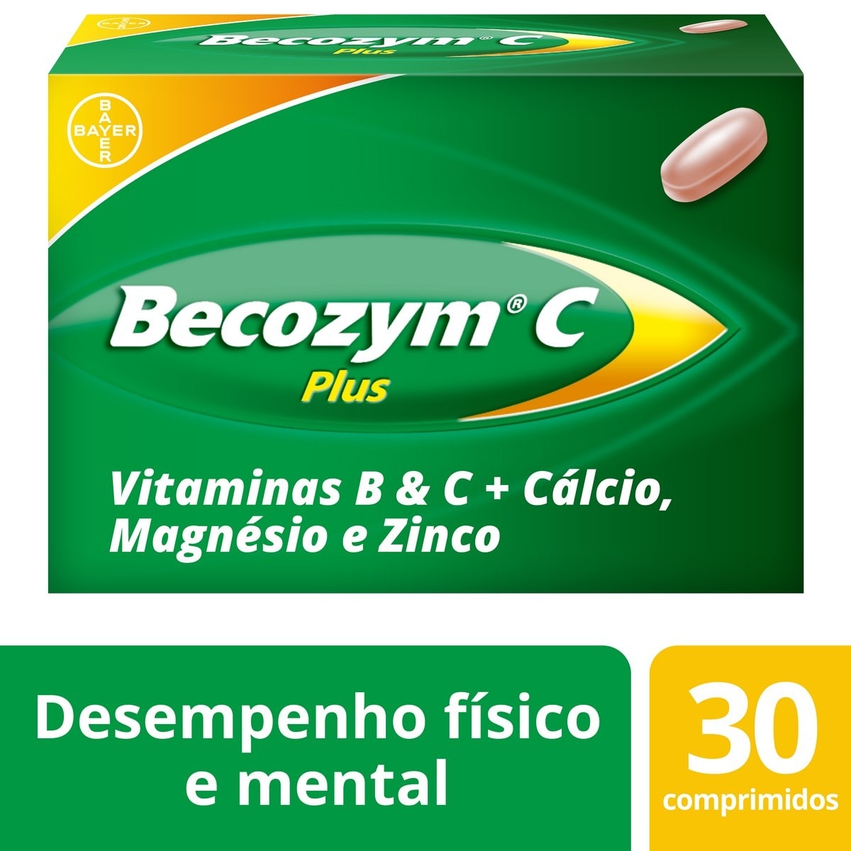 Suplemento Alimentar Becozyme C Plus - 30 Comp. 2