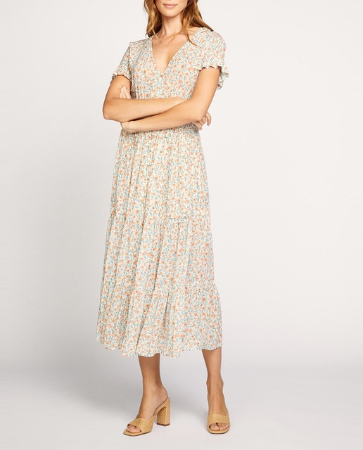 Imagen 0 de Vestido largo con estampado