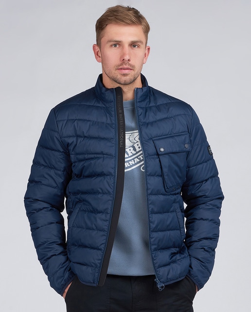 Plumífero de hombre en azul con cremallera · Barbour International · El  Corte Inglés