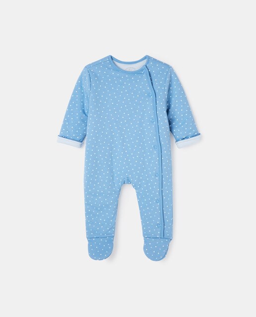 Pijama de bebé acolchado estrellas · Cotton Juice · El Corte Inglés