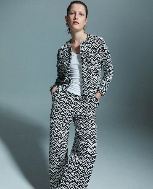 Chaqueta corta de mujer jacquard · Sfera · El Corte Inglés