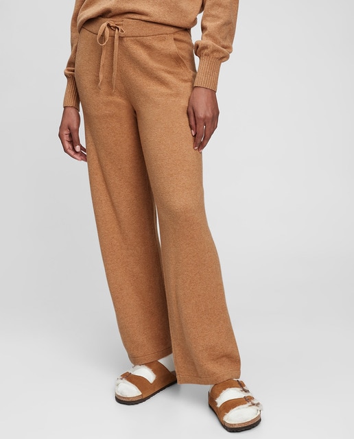 Pantalón recto de mujer de punto · GAP · El Corte Inglés