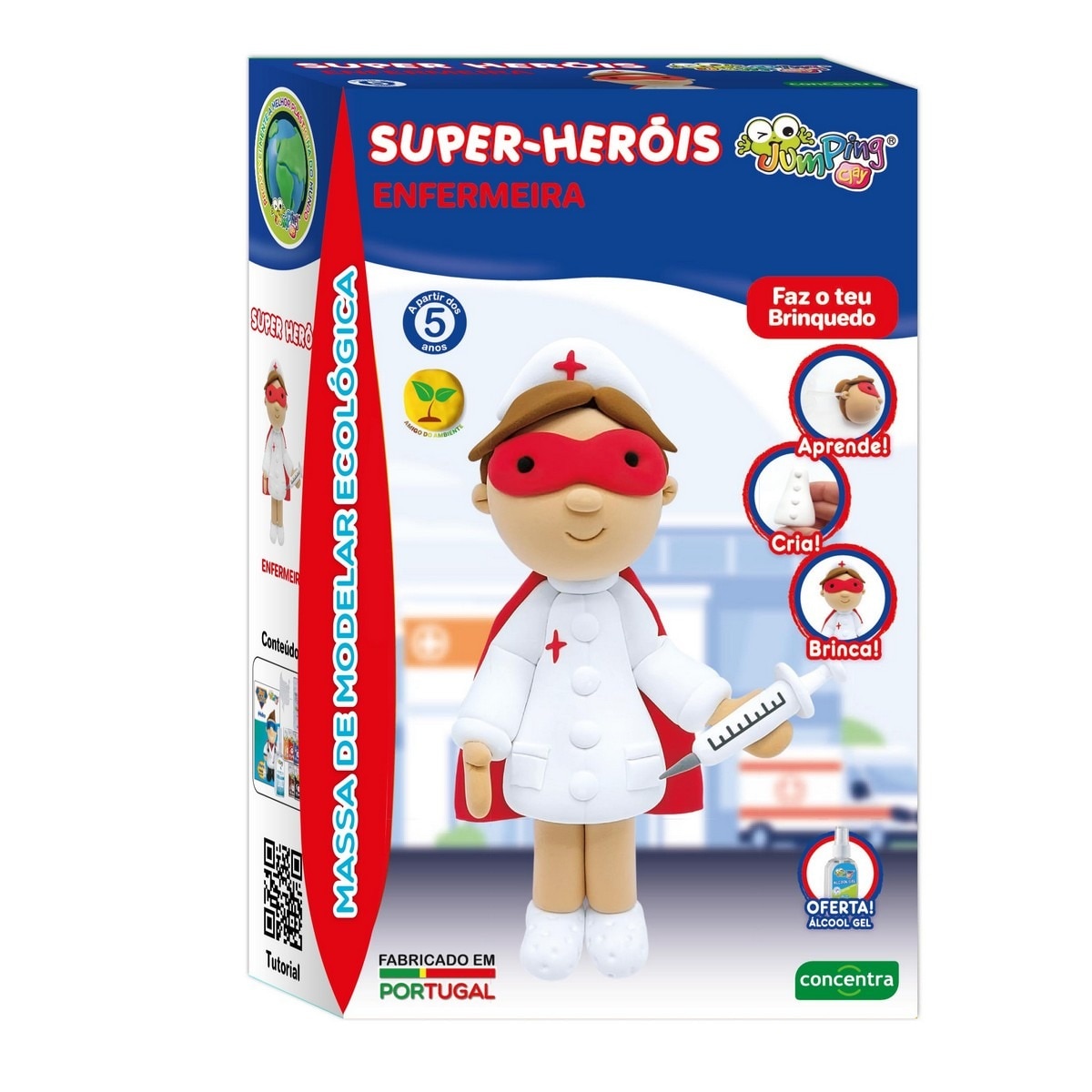 Imagem 0 de Jumping Clay - Super Heróis Enfermeira Concentra