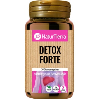 Detox Forte contribuye a la detoxificación sin gluten envase 30 cápsulas vegetales - Naturtierra