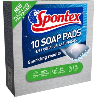 estropajo jabonoso envase 10 unidades - Spontex