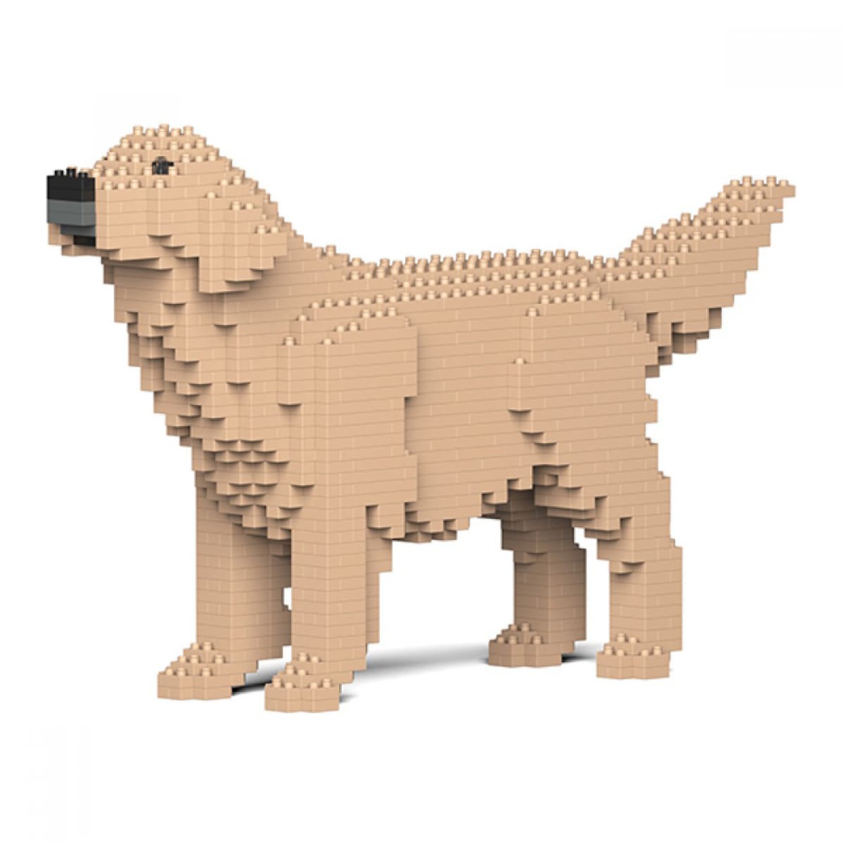 Puzzle 3D bloques de construcción Golden Retriever 1
