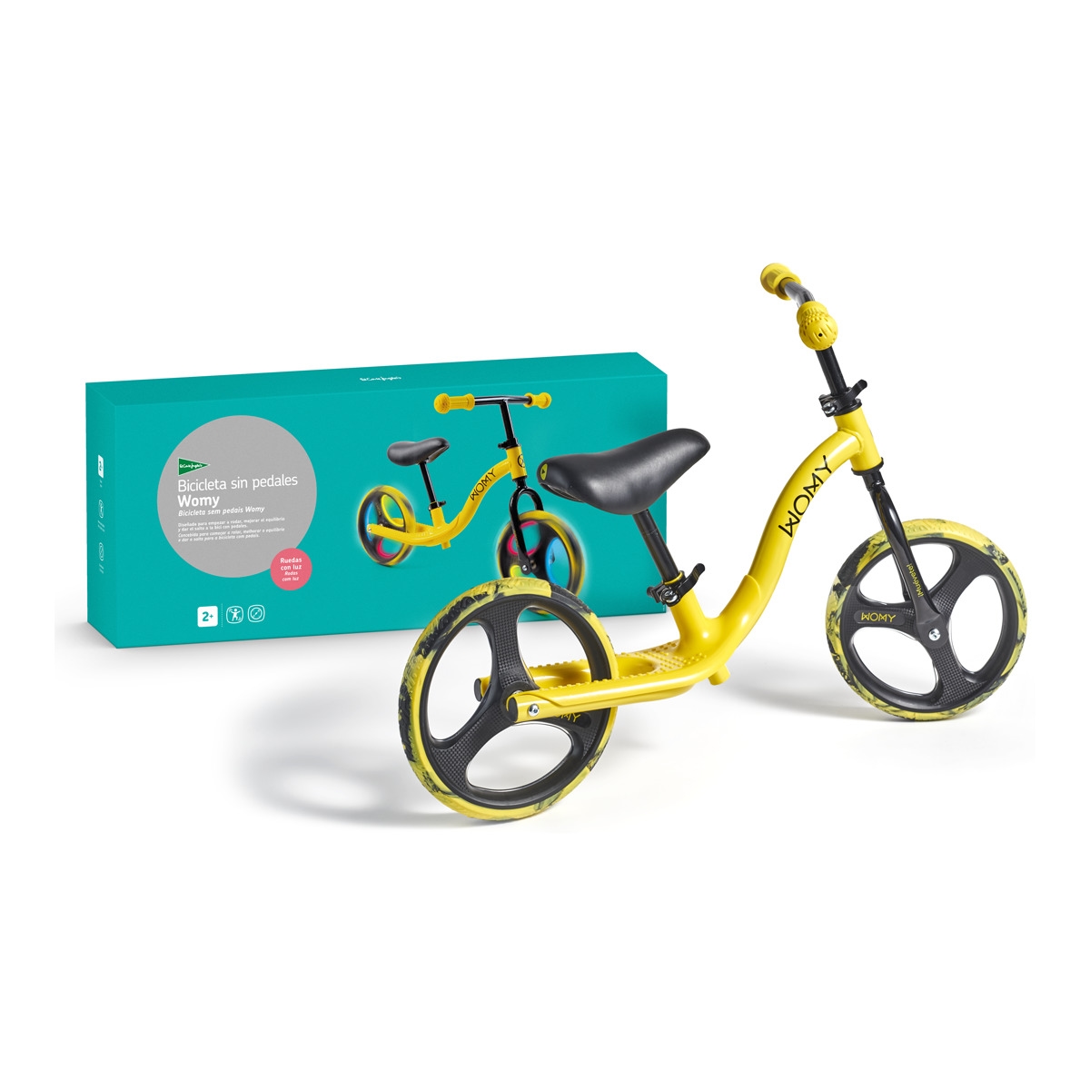 Bicicleta de iniciación sin pedales Womy El Corte Inglés 1