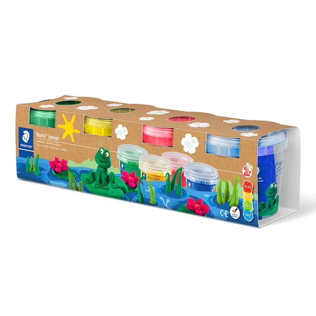 Imagen 0 de Pack con 4 Botes de Plastilina Noris Staedtler en Colores Surtidos