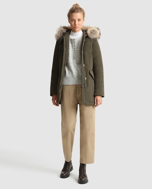 Parka larga con capucha · Woolrich · El Corte Inglés