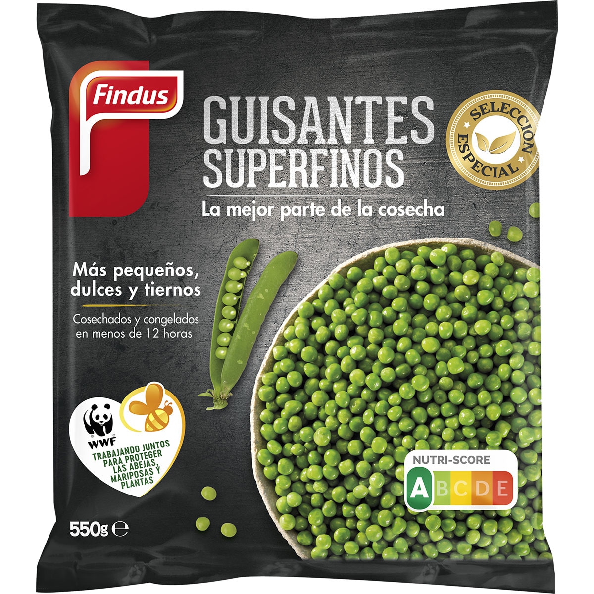 guisantes superfinos bolsa 550 g