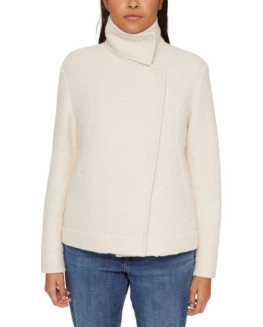 Chaqueta de mujer cruzada paño rizo · Esprit · El Corte Inglés