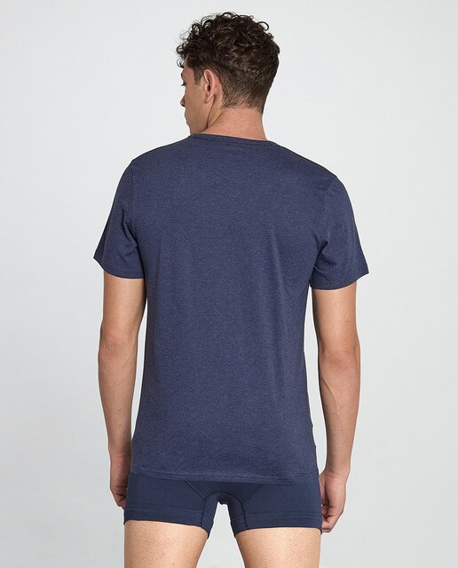 Camiseta de pijama de hombre azul de manga corta · Calvin Klein · El Corte  Inglés
