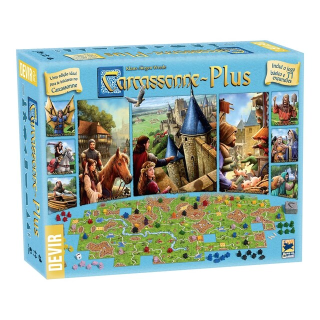 Imagem 0 de Carcassonne Plus em Português Devir