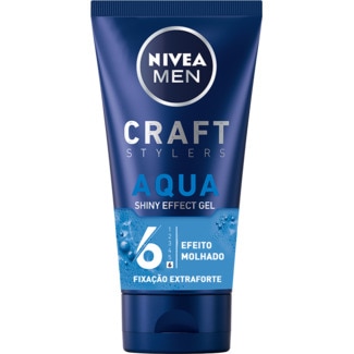 Gel Extra Forte Efeito Molhado Aqua embalagem 150 ml - Nivea Men