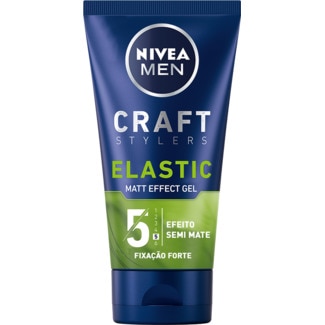 Gel Fixação Forte Efeito Semi Mate Elastic embalagem 150 ml - Nivea Men