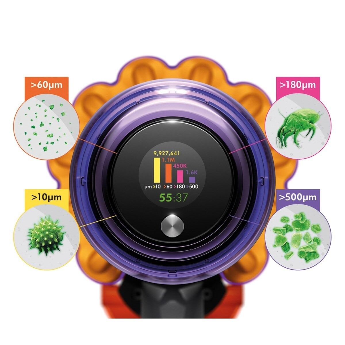 Recondicionado - Grade A - Aspirador Vertical Dyson V15™ Detect Absolute Recarregável - Cinzento 2