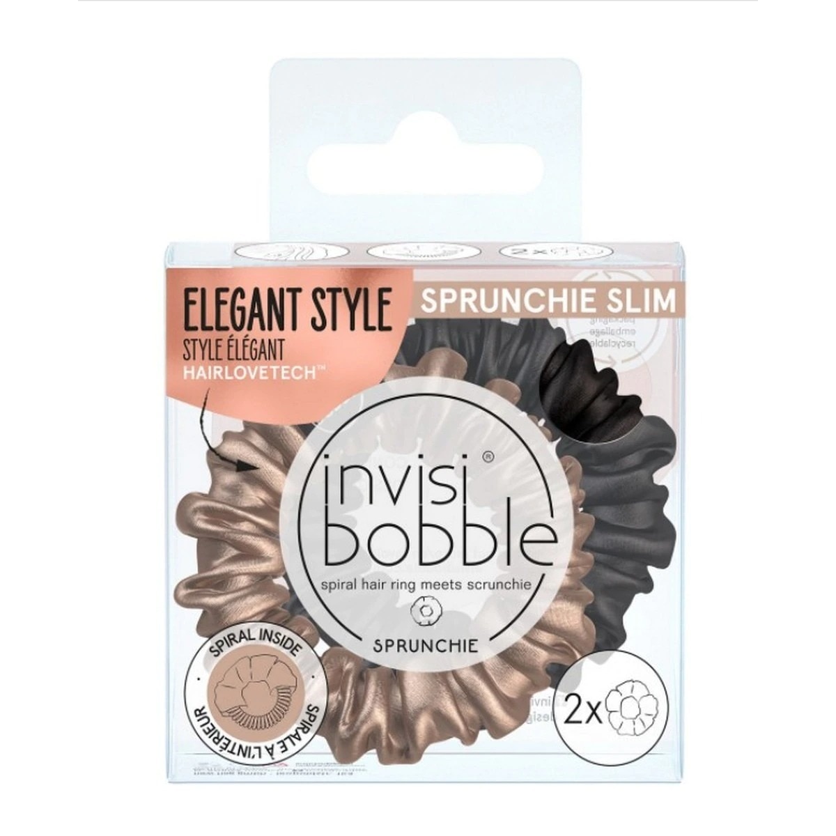 Elástico de Cabelo Sprunchie Slim True Golden - 2 un. True Golden-1