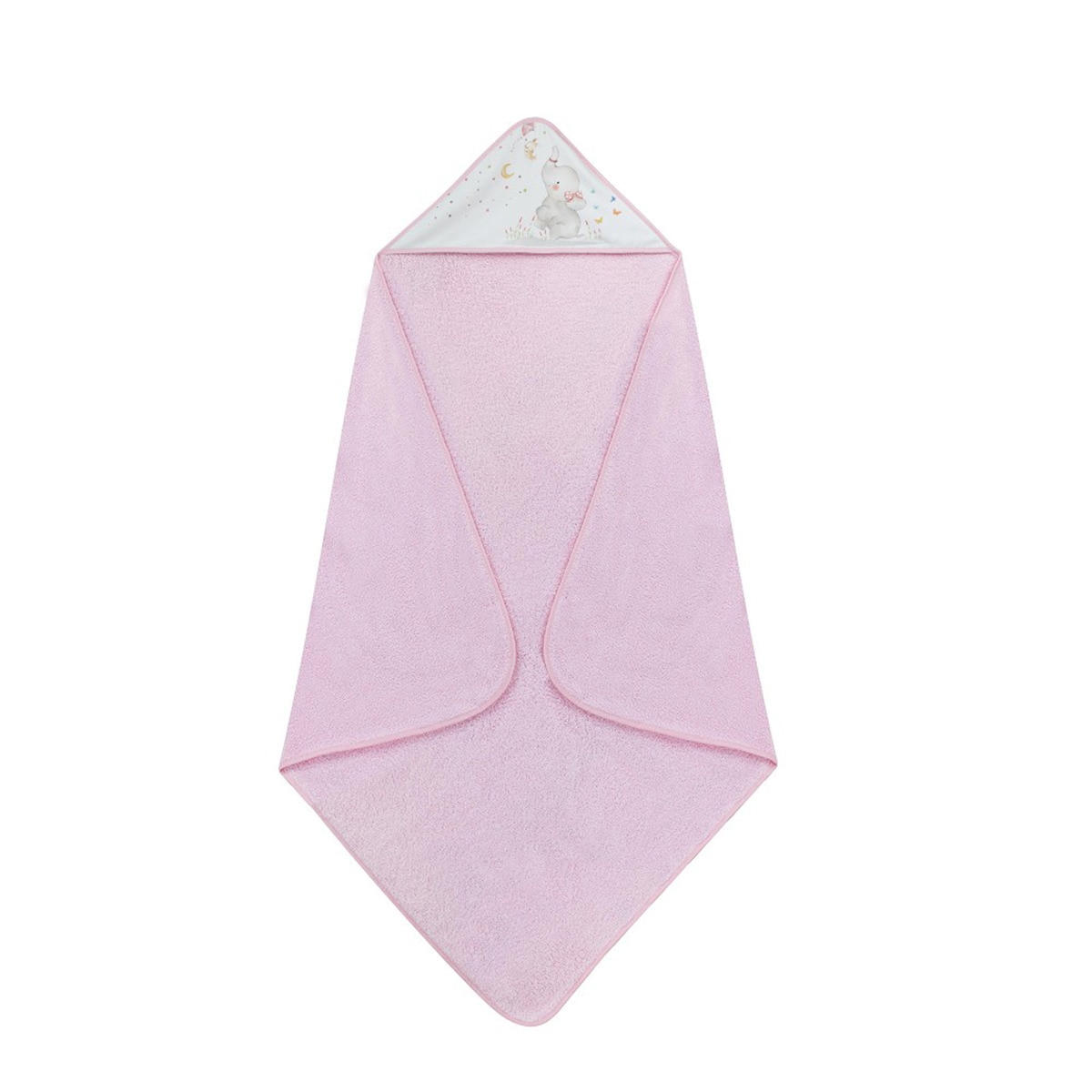 Capa de Baño Interbaby Elefante rosa Rosa-2