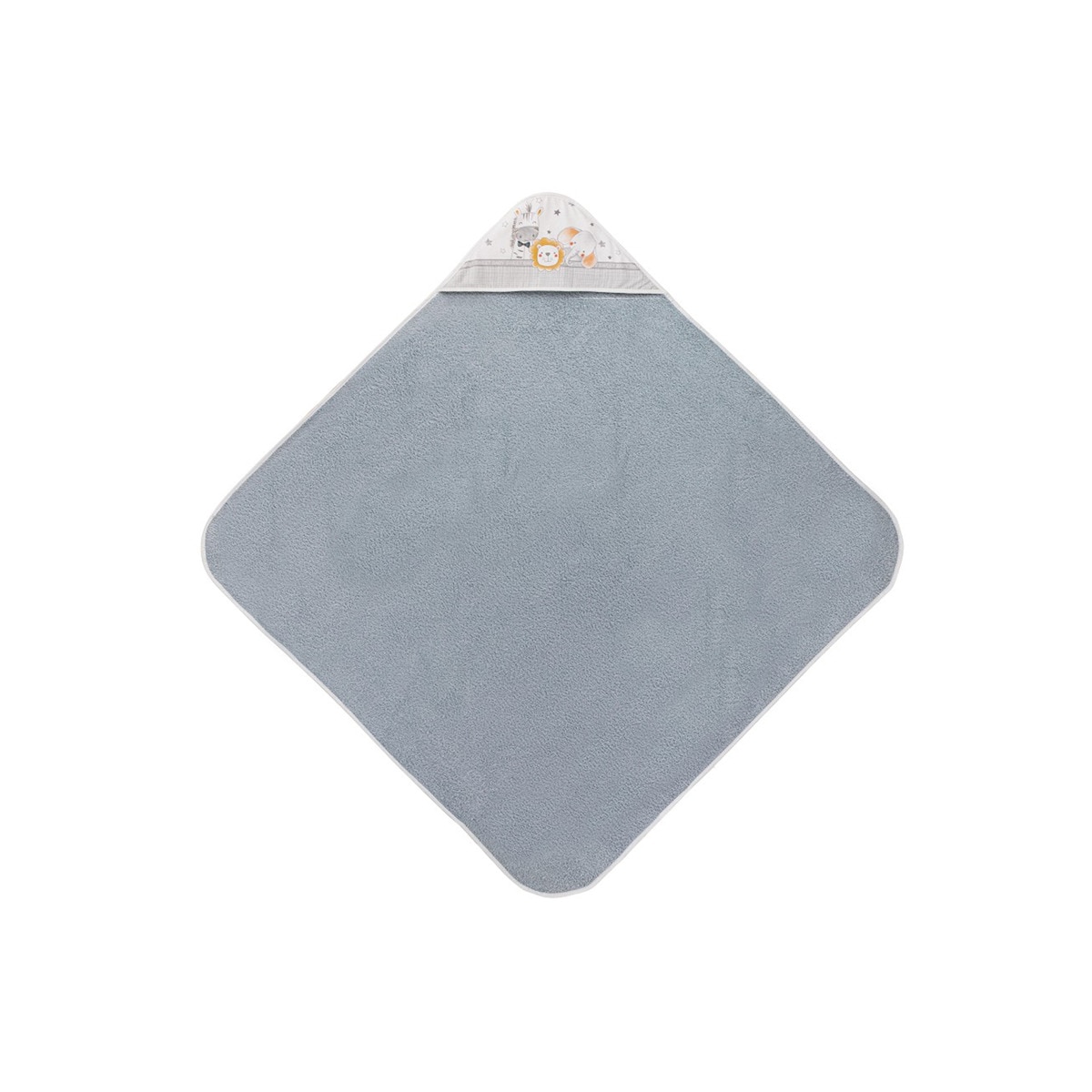 Imagen 0 de Capa de Baño Interbaby Animalitos gris