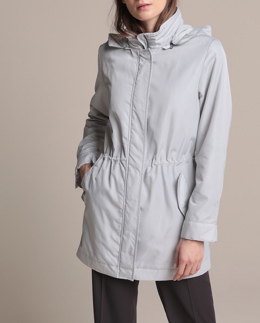 Imagen 0 de Parka de mujer con capucha y ajustada en la cintura